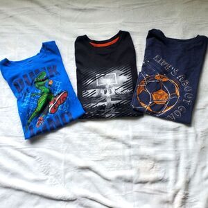 Cat & Jack All In Motion BCG Sports Fan Boys Shirts Size 8/10 Soccer Basketball